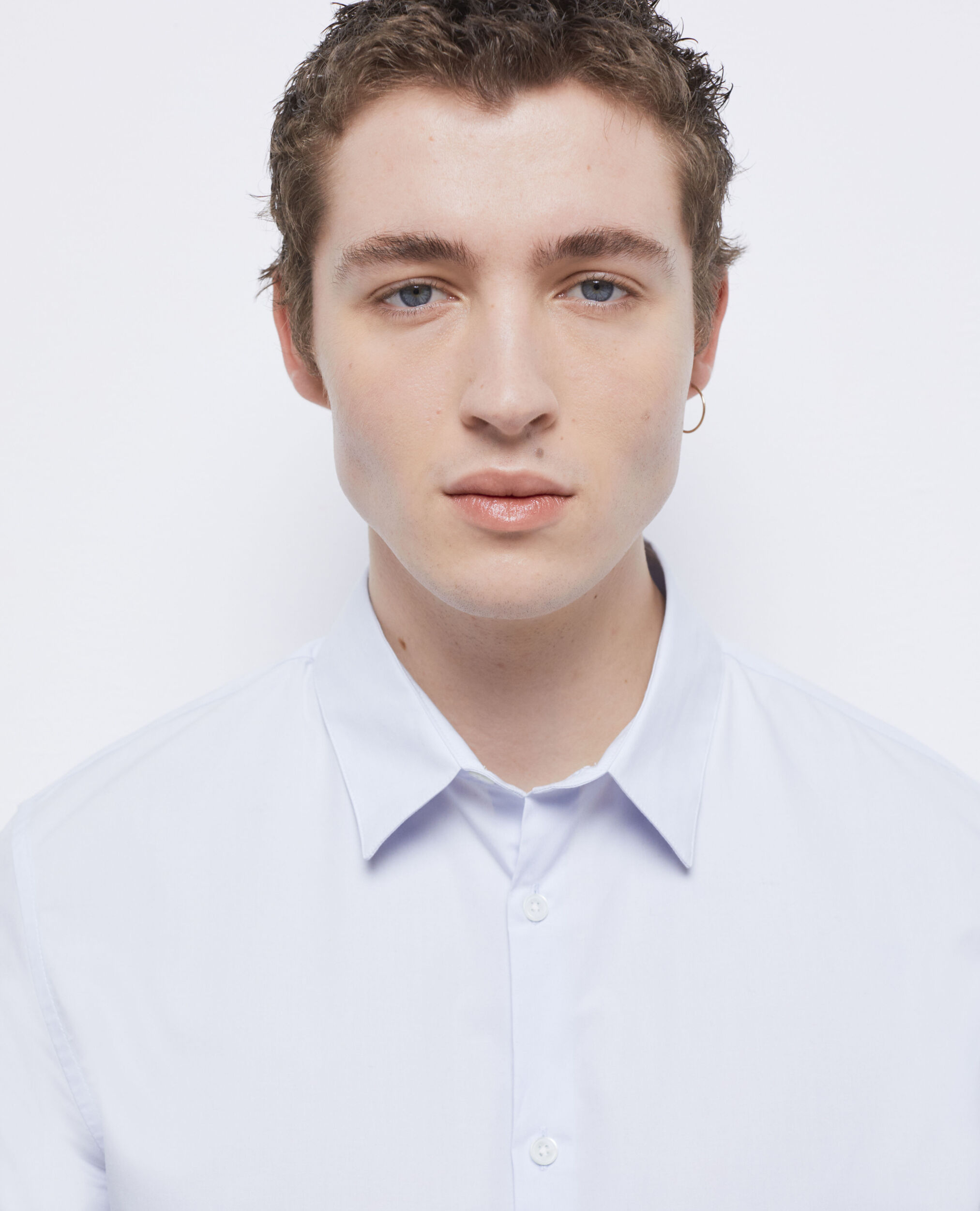 Formal blue shirt, LIGHT BLUE, hi-res image number null