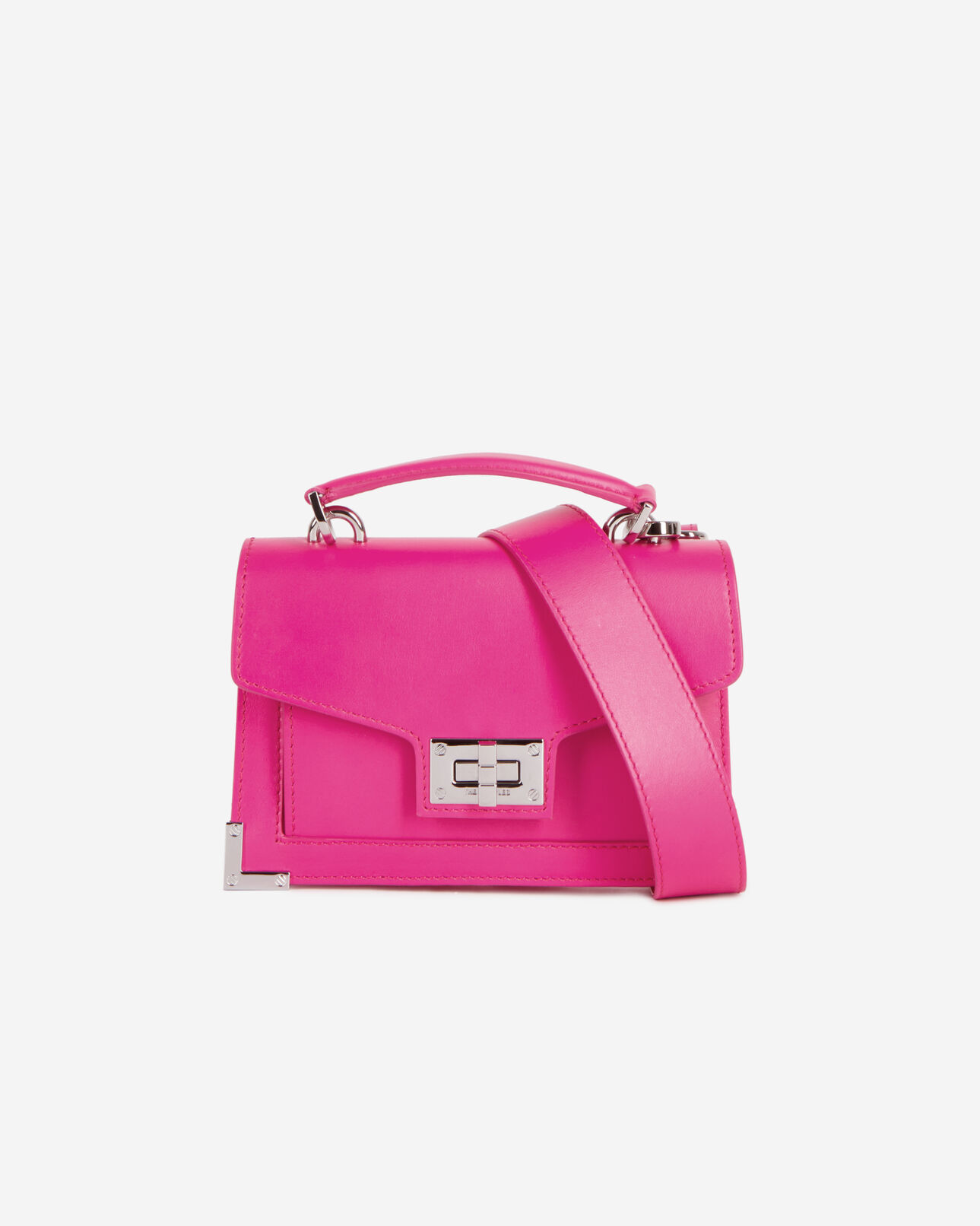 The Kooples F PINK emily new nano bag in fuchsia leather