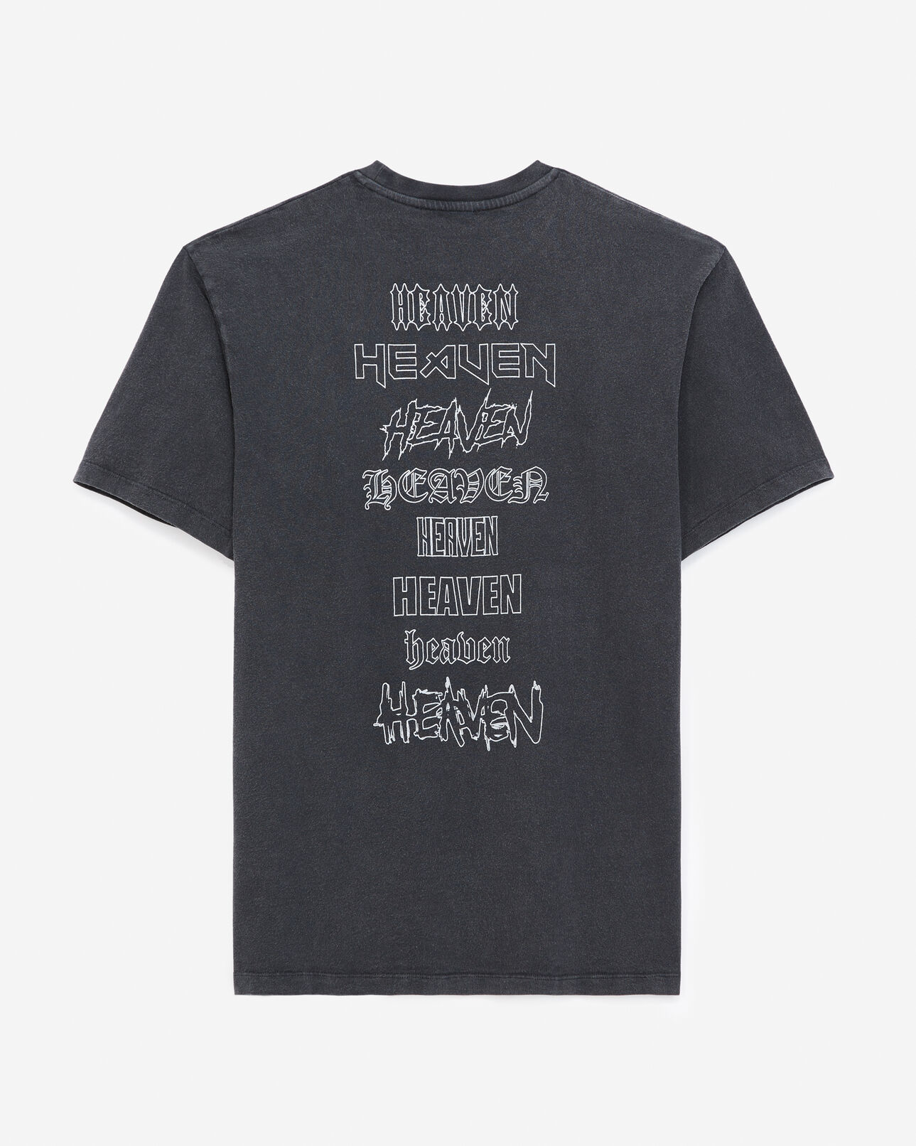 The Kooples HOMME BLACK USED t-shirt tigre rock