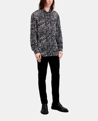The Kooples HOMME BLACK-ECRU chemise imprimée
