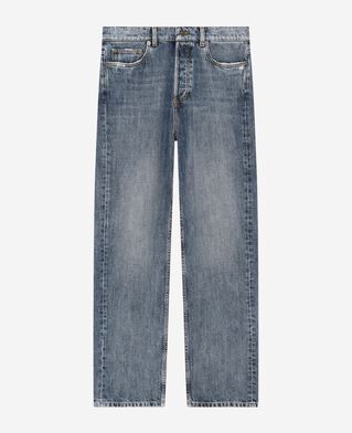 The Kooples HERREN BLUE blaugraue straight jeans