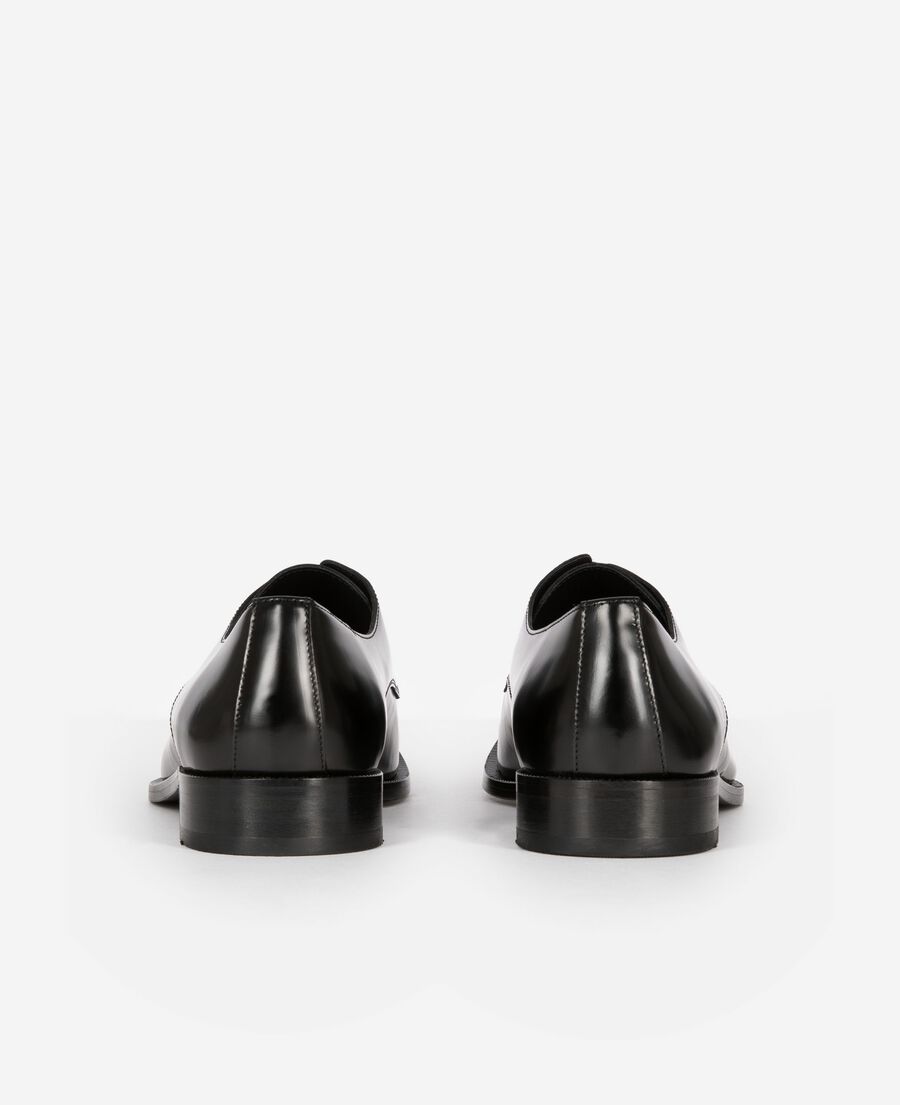 The Kooples HOMME BLACK derbies en cuir noir