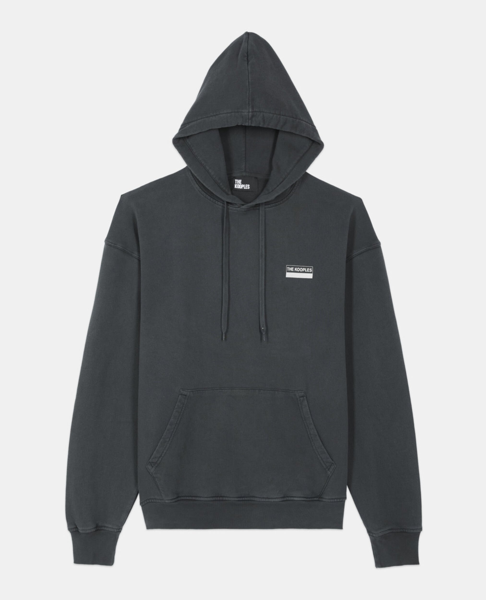 Black 100% Wild serigraphy sweatshirt, BLACK WASHED, hi-res image number null