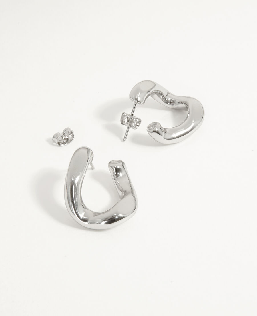 boucles d'oreilles argent petit maillon