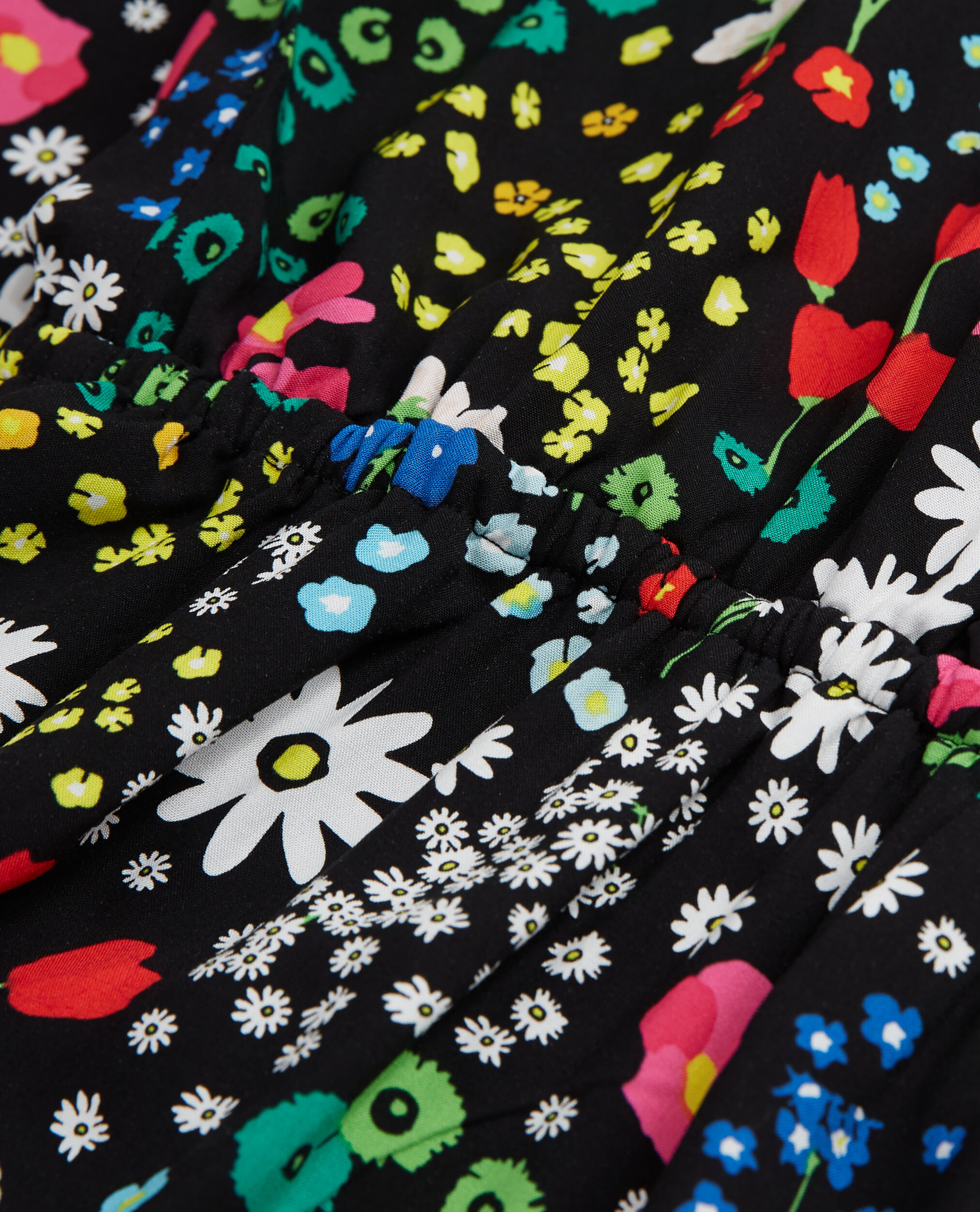 Long printed wrap dress, MULTICOLOR, hi-res image number null