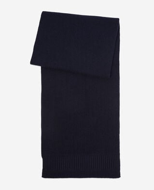 The Kooples M DARK BLUE blue wool scarf