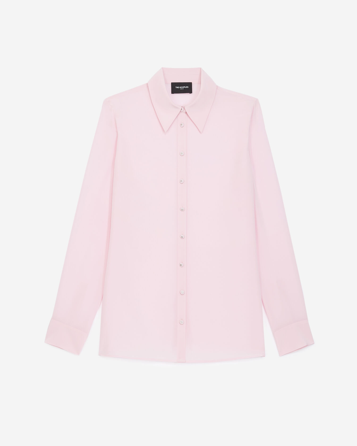 Classic light pink shirt with buttons, LIGHT PINK, hi-res image number null