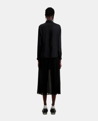 The Kooples F BLACK black shirt with lace detail