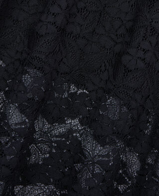 The Kooples FEMME BLACK robe longue en dentelle noire