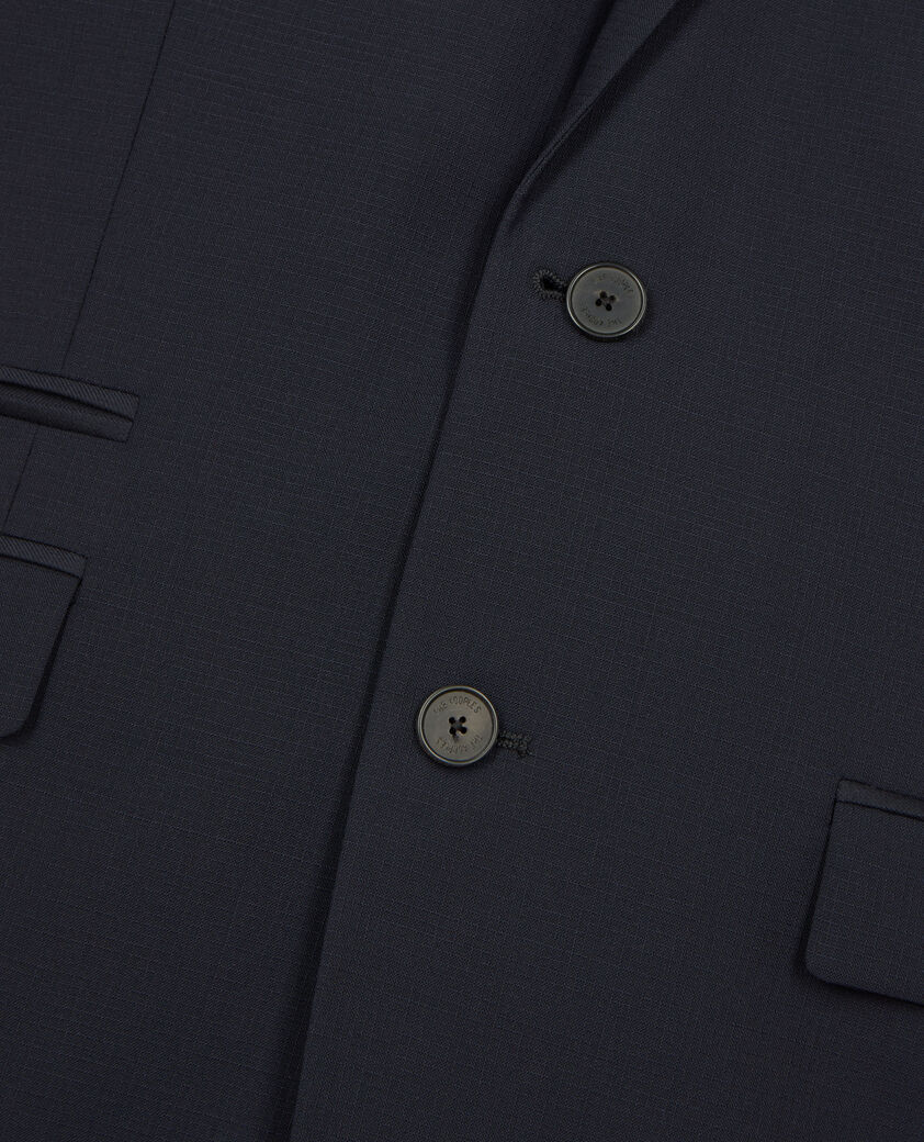 The Kooples HERREN DARK NAVY marineblaue anzugweste aus wolle