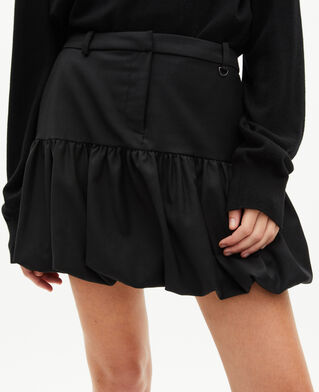 The Kooples DAMEN BLACK kurzer ballonrock schwarz