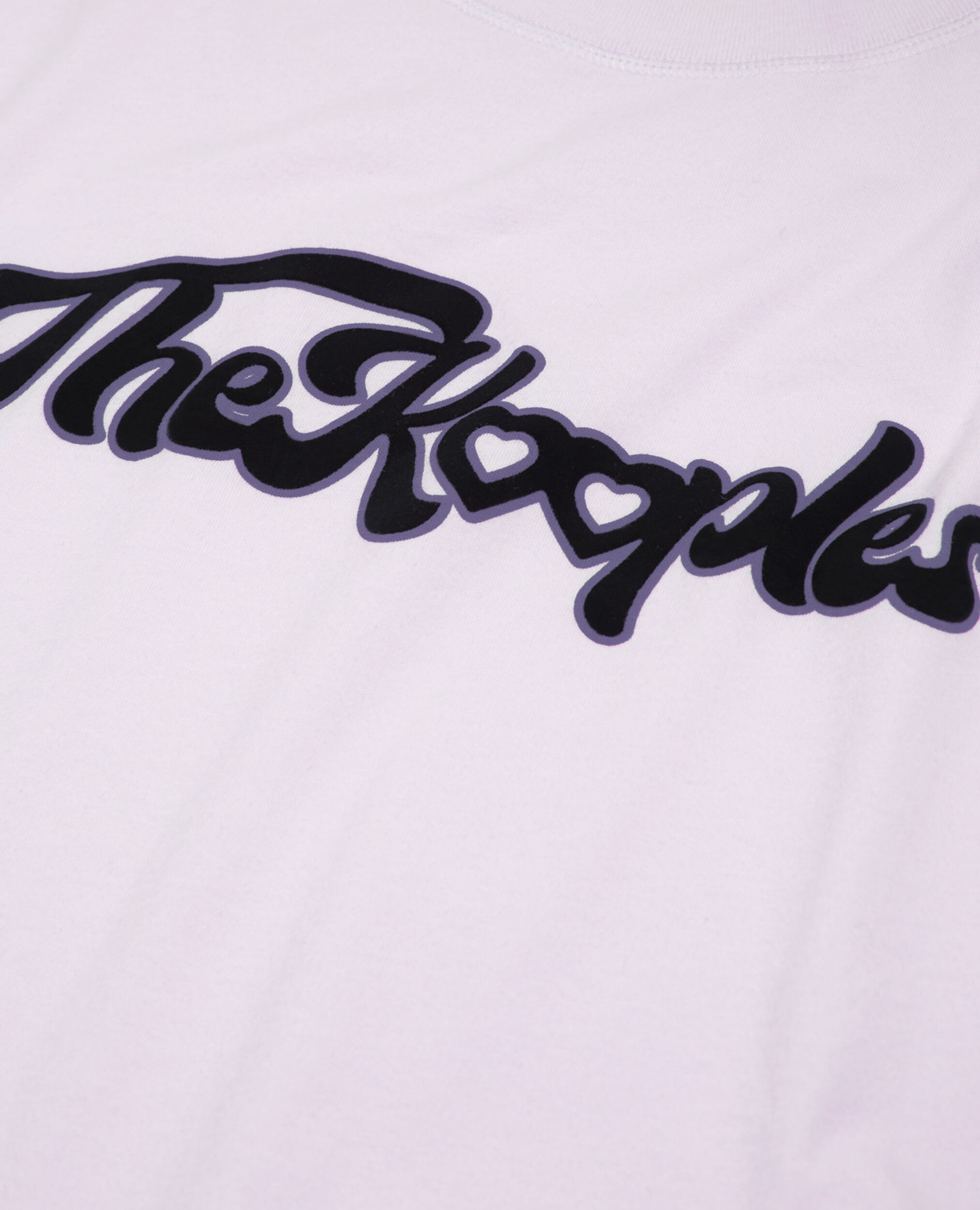 Pink cotton T-shirt with The Kooples logo, PINK, hi-res image number null