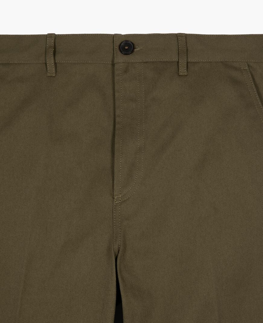 The Kooples HOMME KAKI pantalon droit kaki