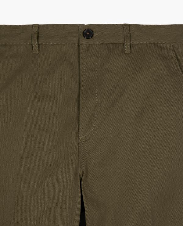 The Kooples HOMME KAKI pantalon droit kaki