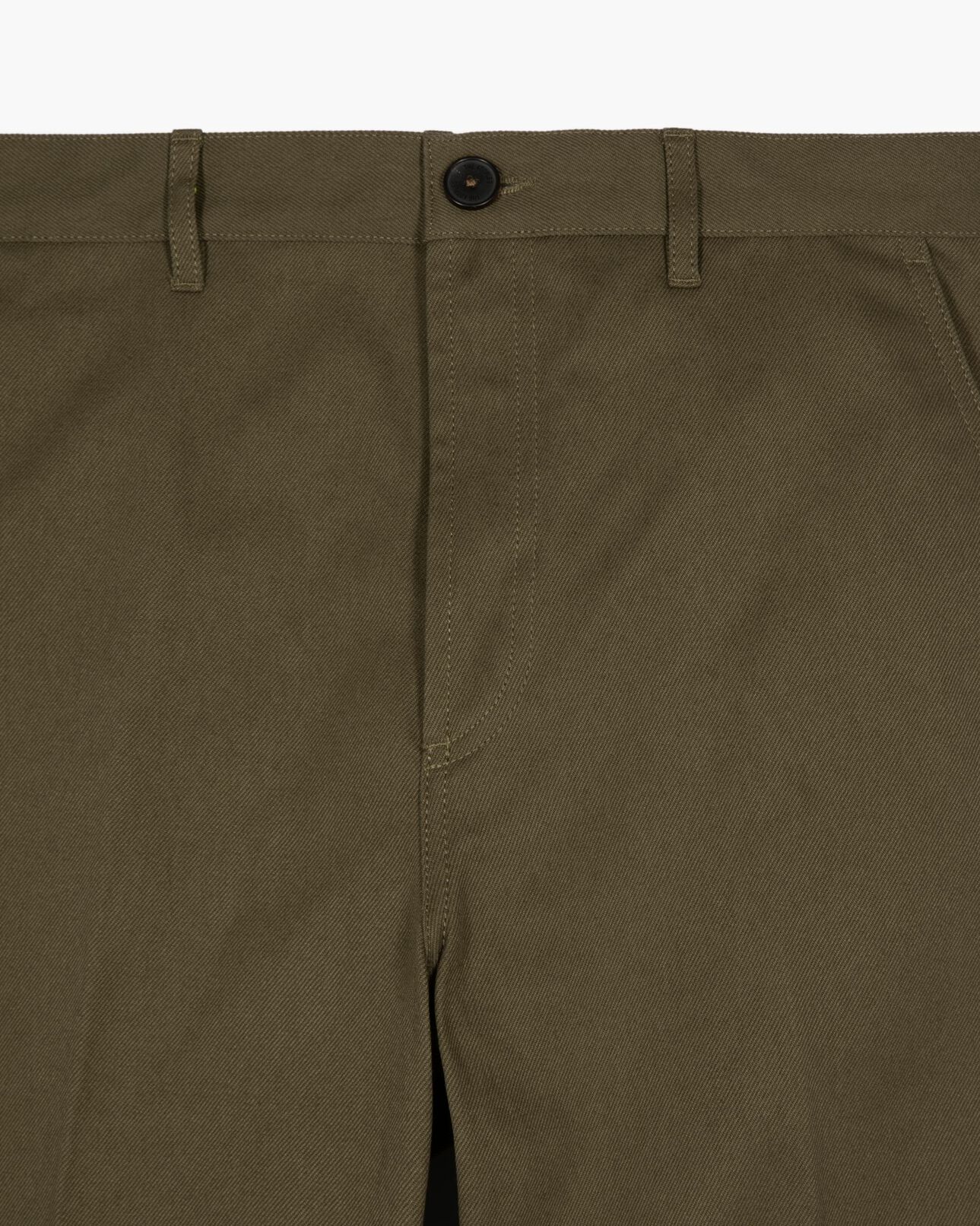 The Kooples HERREN KAKI gerade geschnittene khakifarbene hose