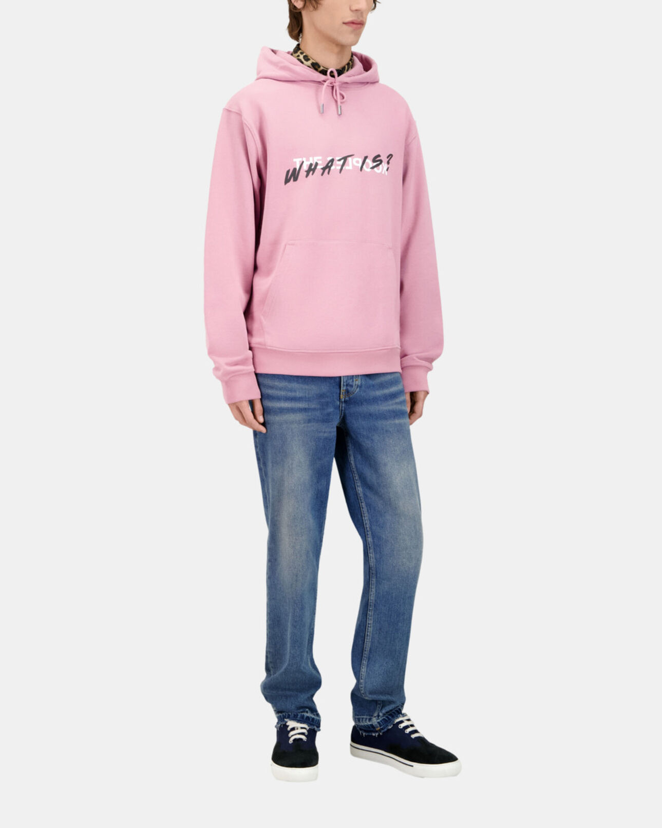 The Kooples MEN PINK WOOD lilac what is hoodie