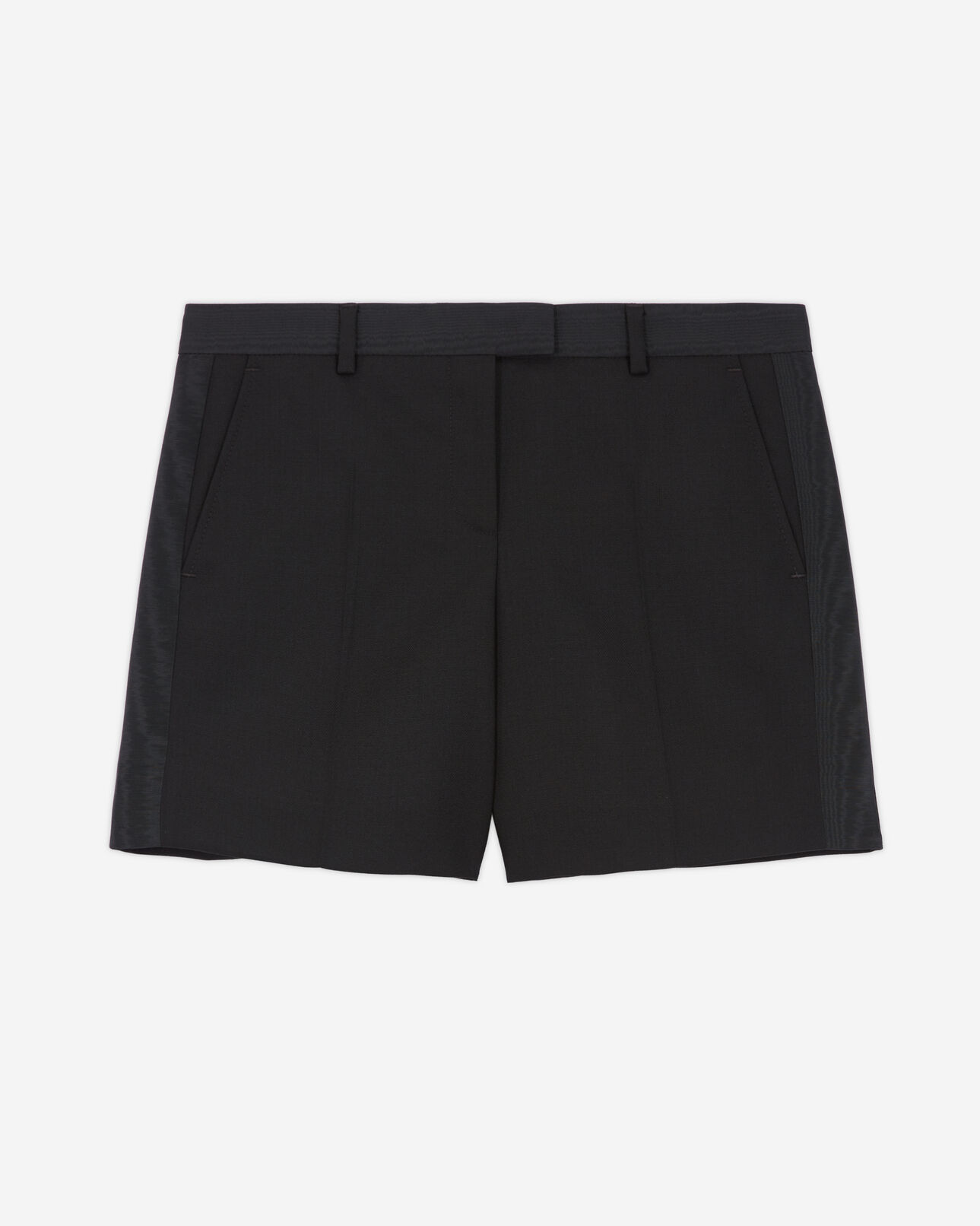 The Kooples FEMME BLACK short en laine noir