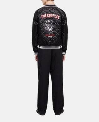 The Kooples H BLACK embroidered black jacket