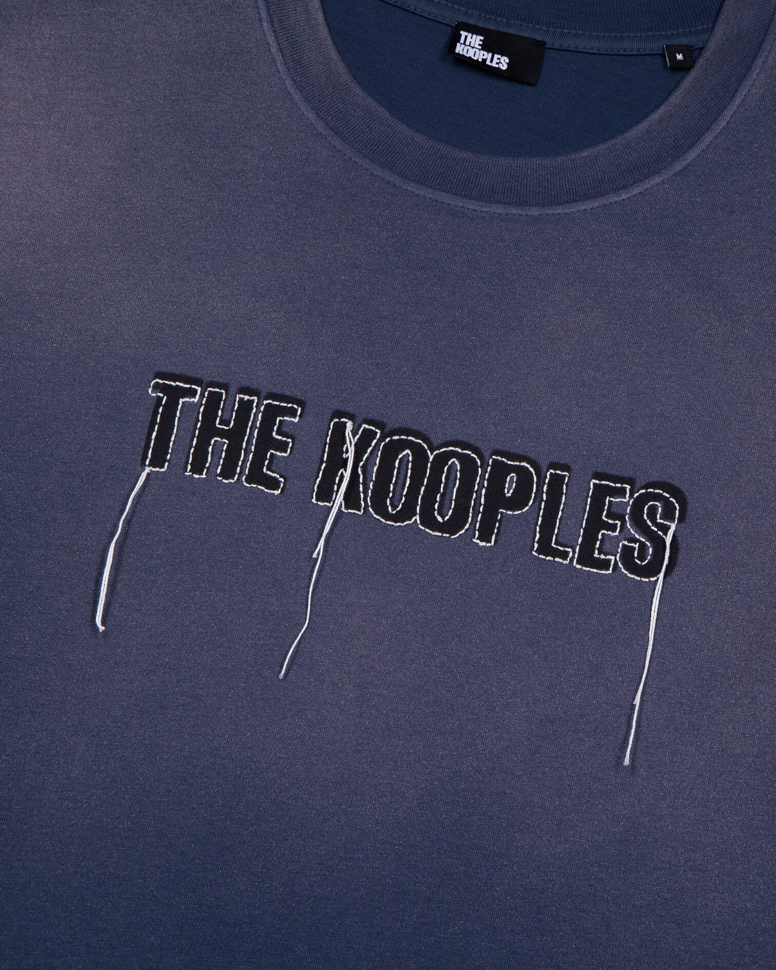 Marineblaues T-Shirt mit Logo, DARK NAVY, hi-res image number null