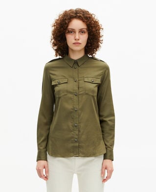 The Kooples FEMME KAKI chemise kaki