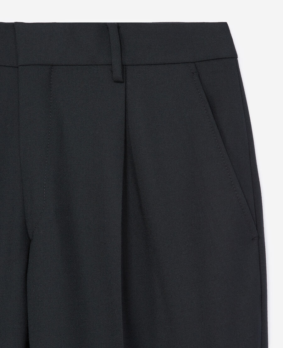 black wool trousers 