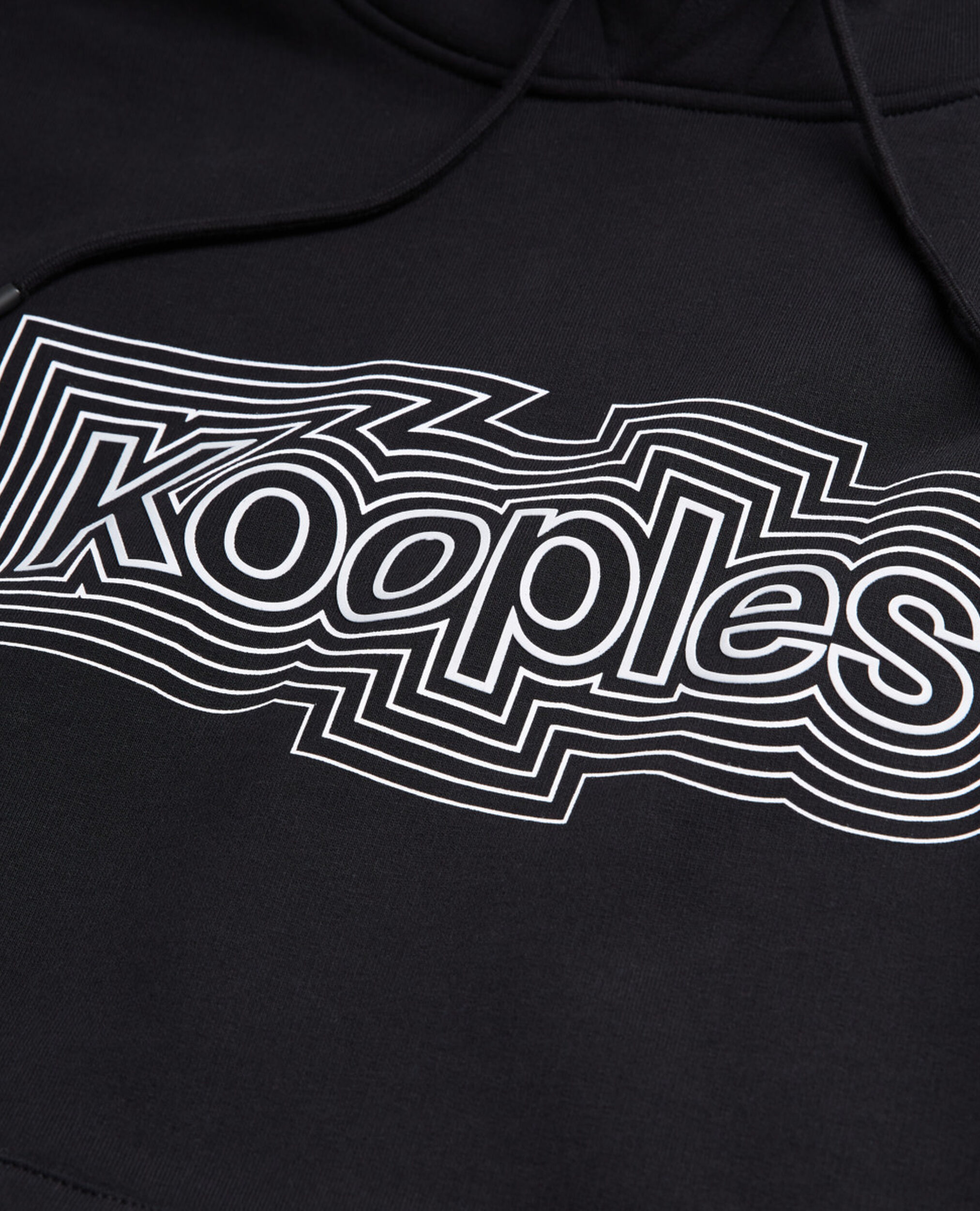 Black sweatshirt with screen print, BLACK, hi-res image number null