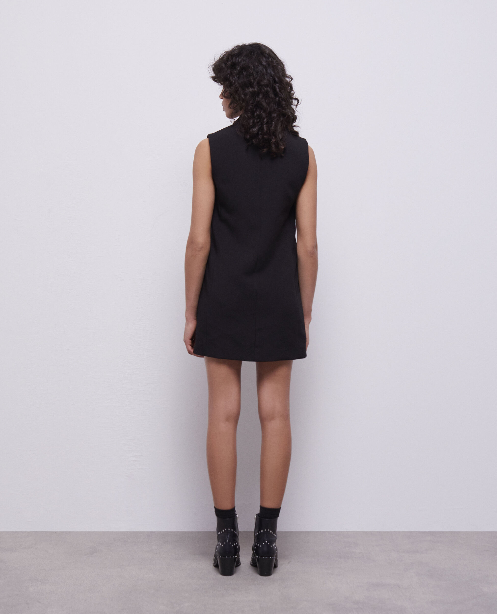 Mango suit 2024 dress black