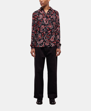 The Kooples HERREN BLACK - RED bedrucktes hemd