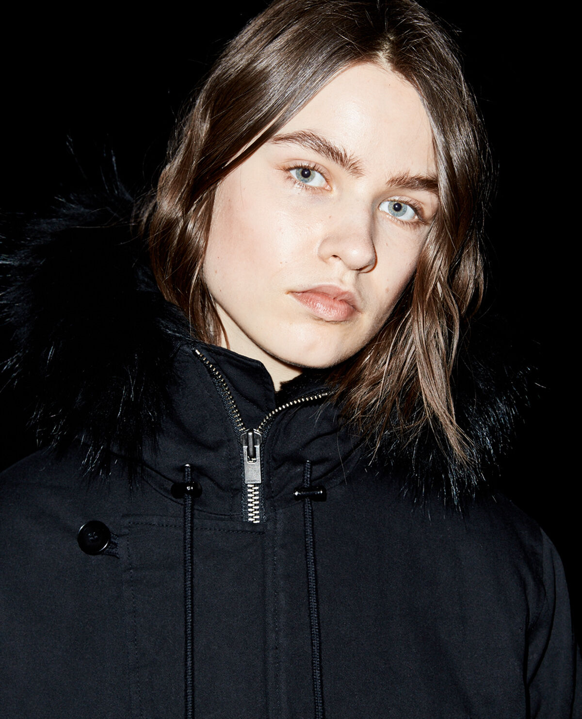 The kooples parka with fur hood cheap