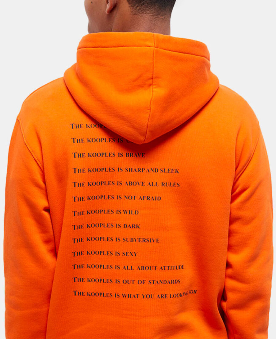 orange what is hooded sweatshirt