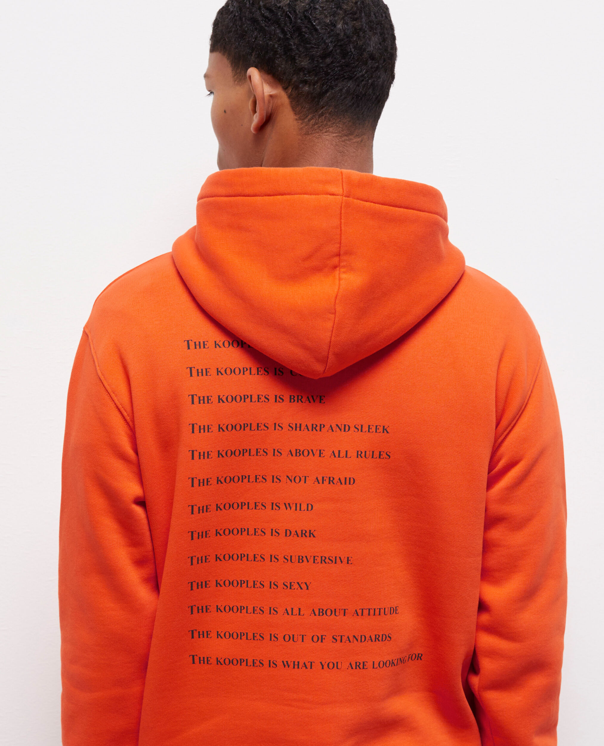 Orange What is hooded sweatshirt, PUMPKIN, hi-res image number null