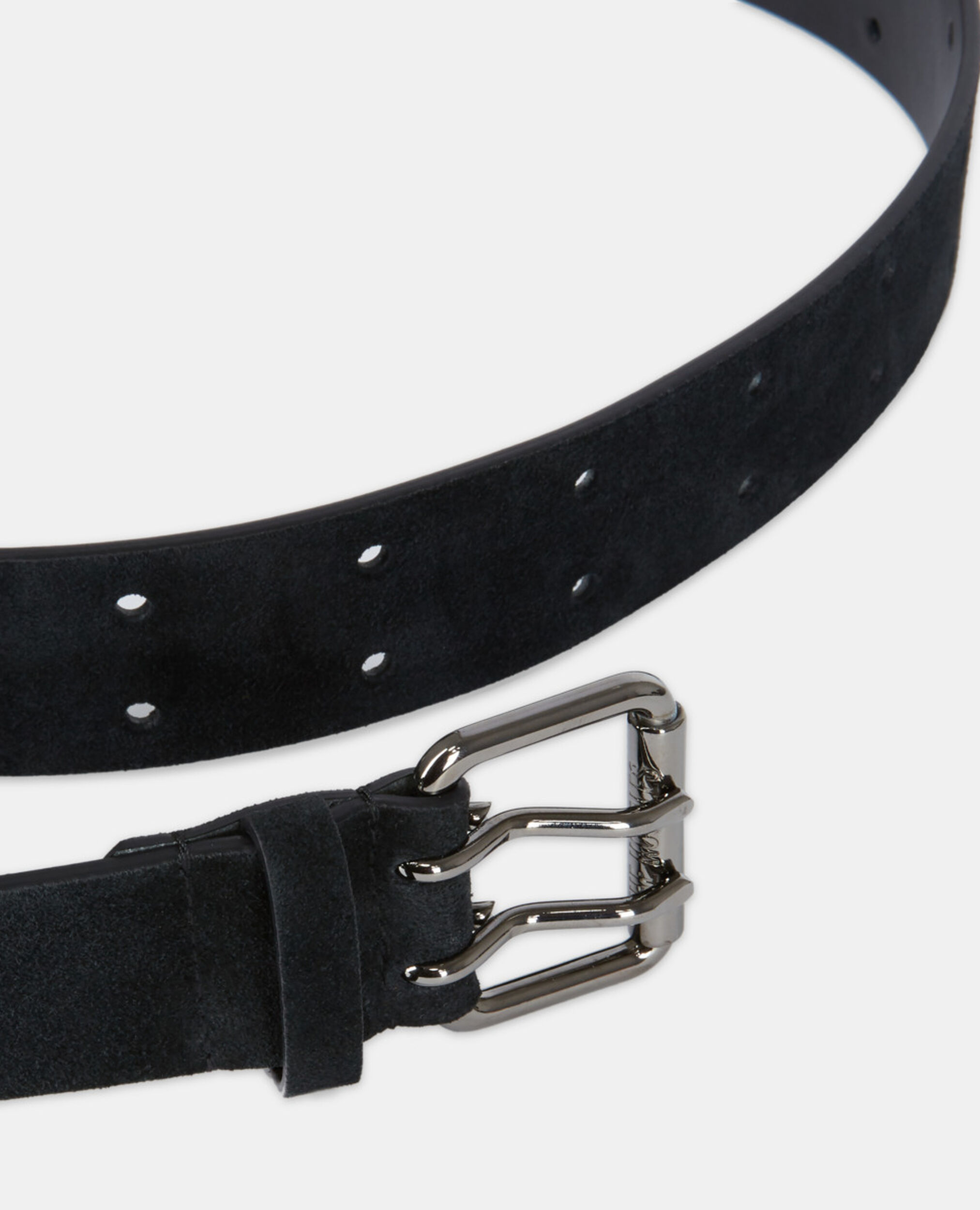Cinturón piel ante negro, BLACK, hi-res image number null