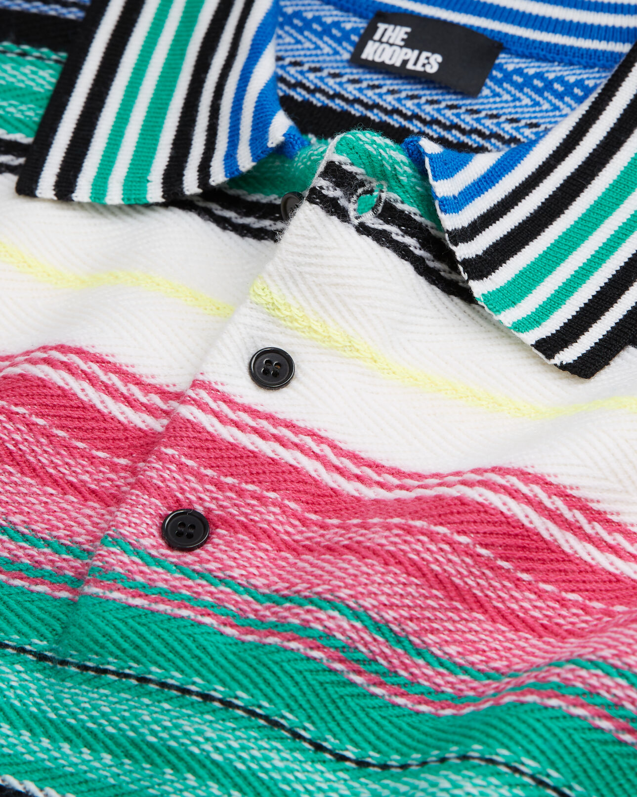 The Kooples MEN MULTICOLOR wool printed sweater
