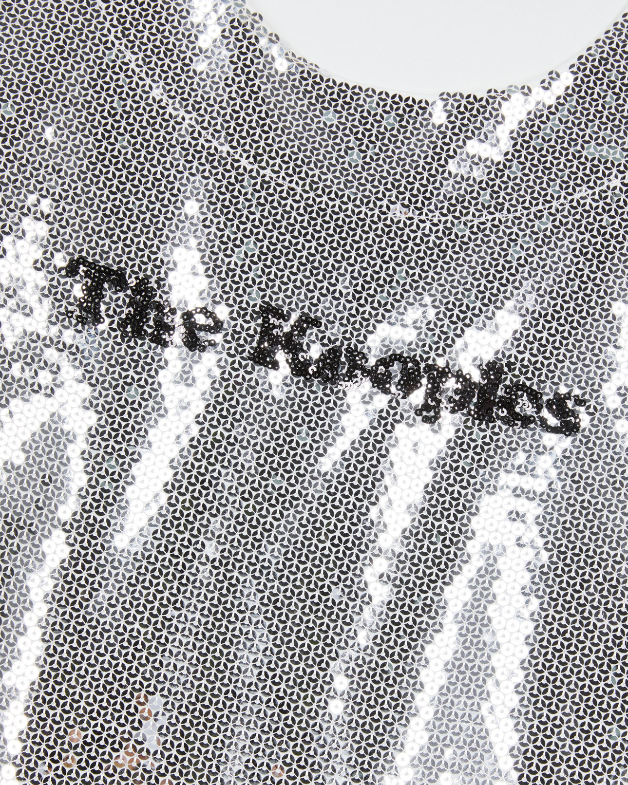 The Kooples FEMME SEQUINS t-shirt à sequins argenté