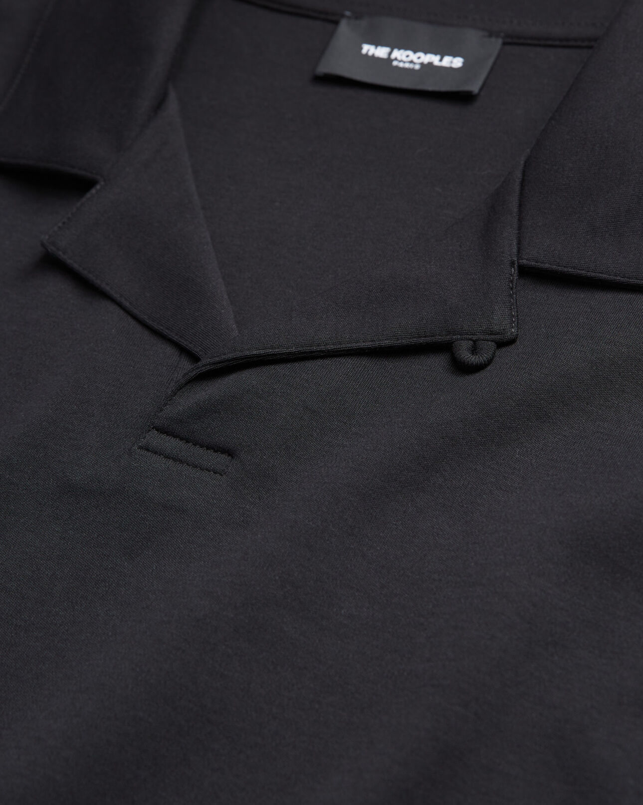 The Kooples HOMBRE BLACK camisa polo jersey algodón