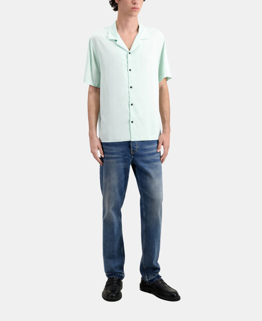 green short sleeved shirt