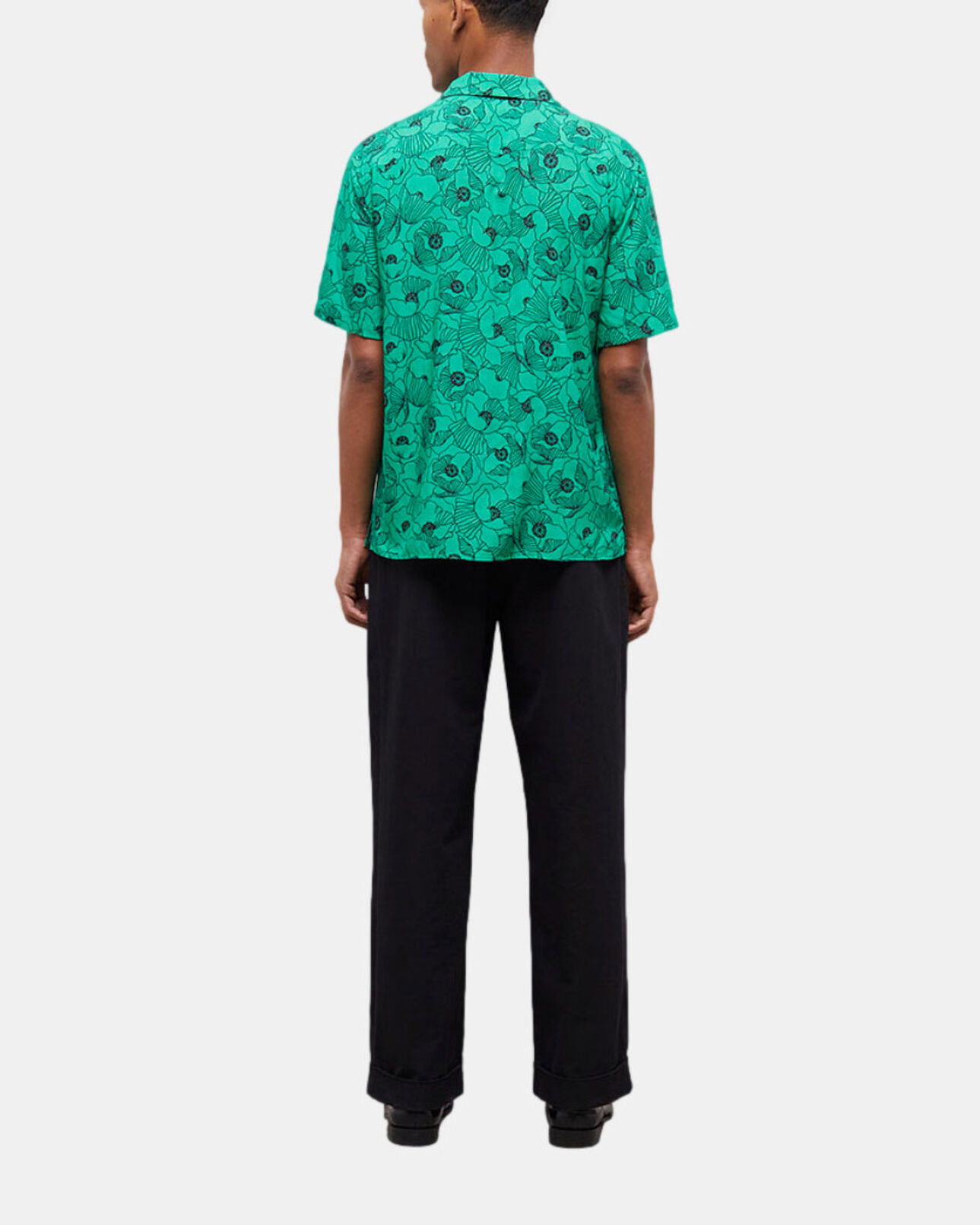 The Kooples HERREN GREEN lässiges hemd mit print