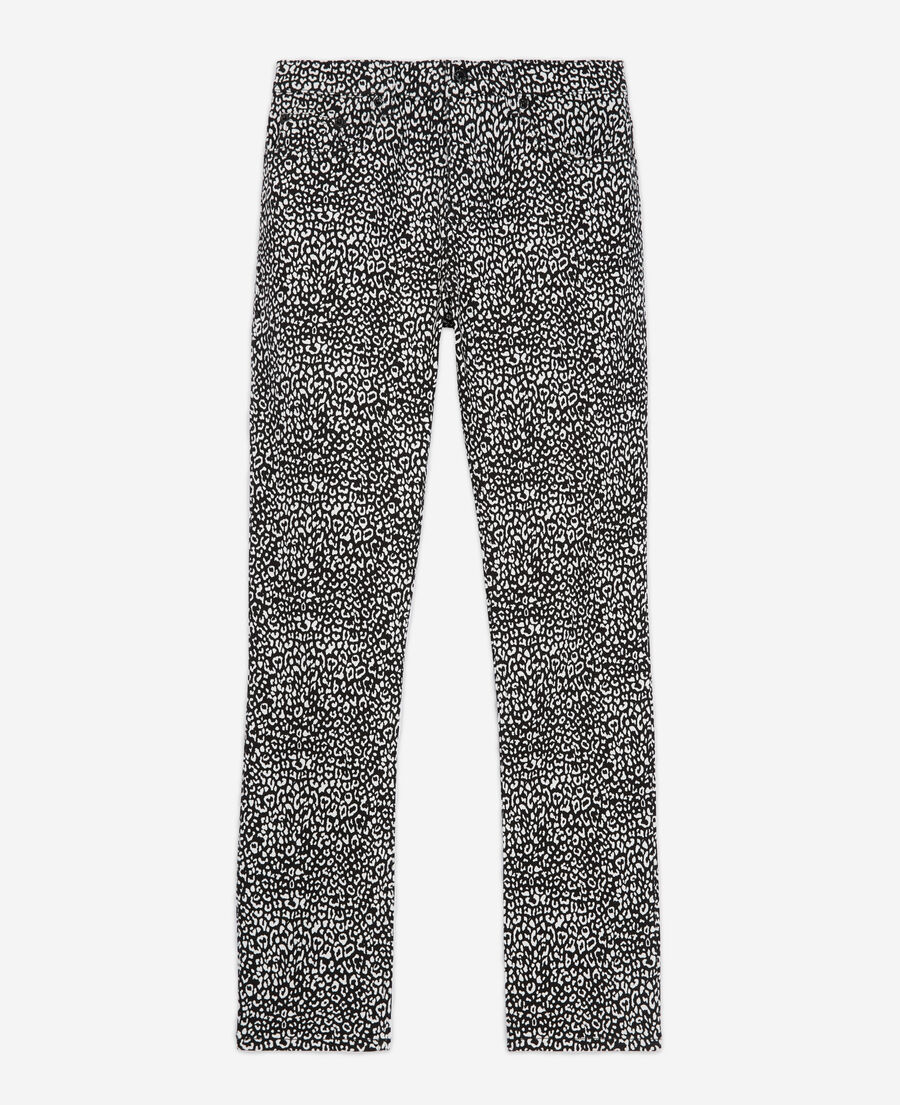 vaqueros slim leopardo negros