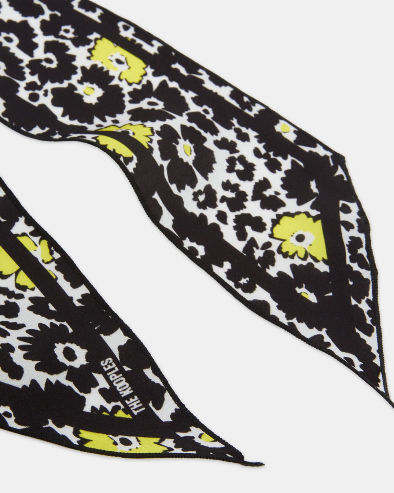 The Kooples MIXTE ECRU / YELLOW foulard fleuri