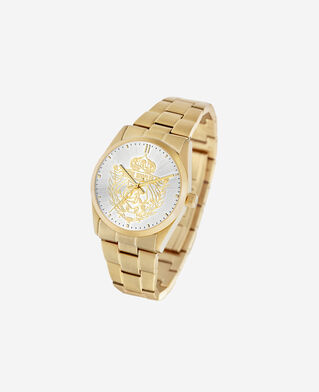 The Kooples MIXED GOLD gold coat of arms watch