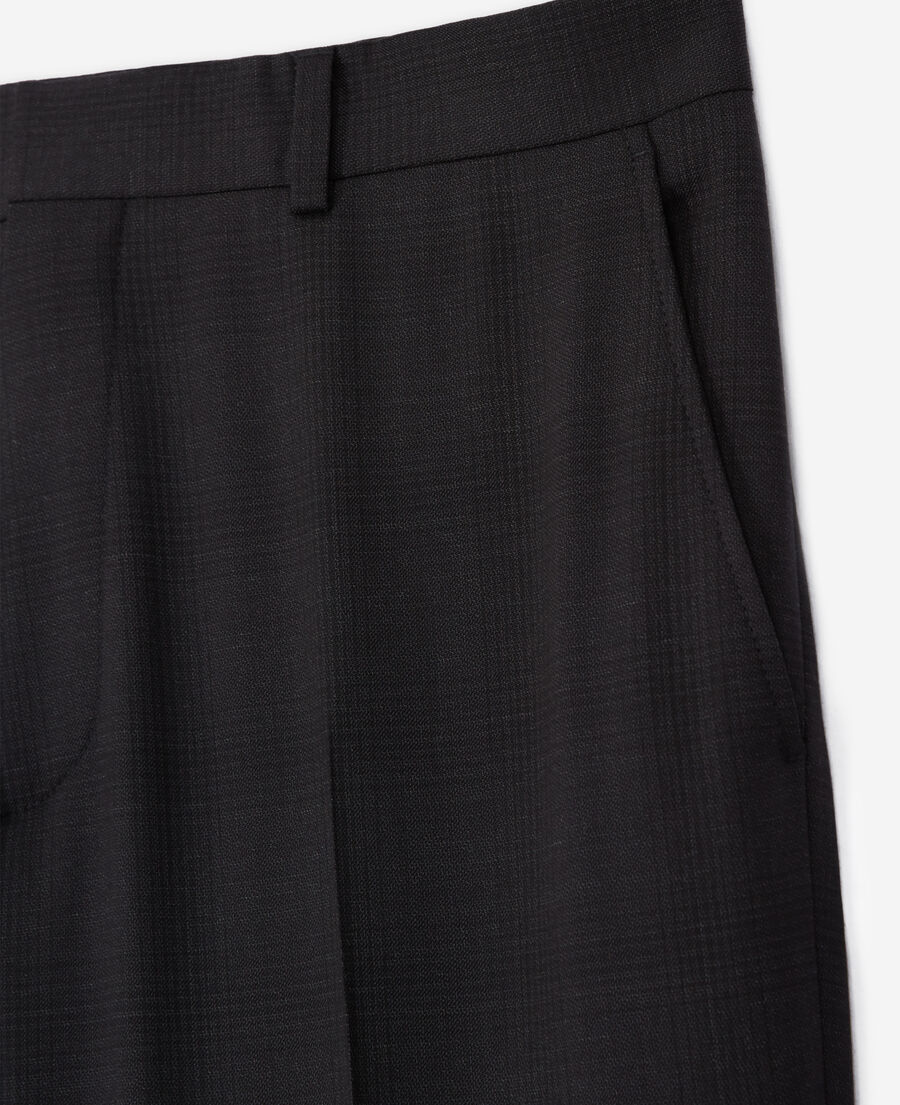 pantalon de costume à motif