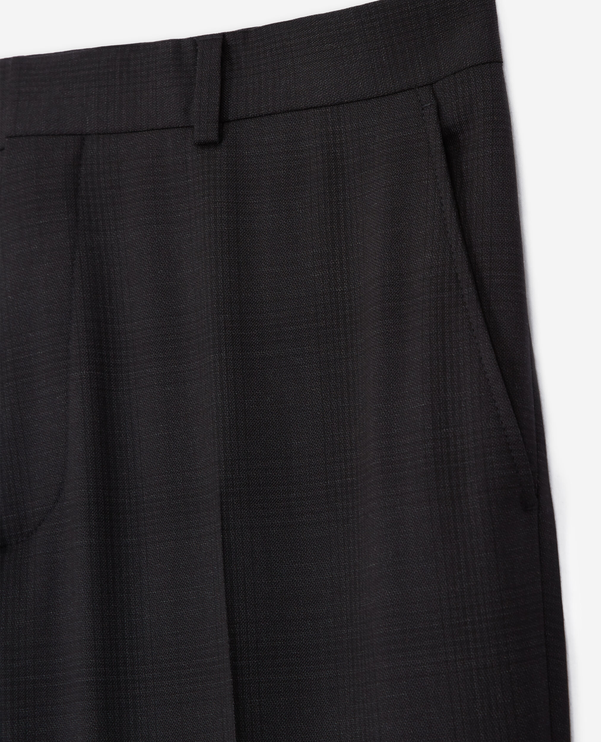 Pantalon de costume à motif, BLACK, hi-res image number null