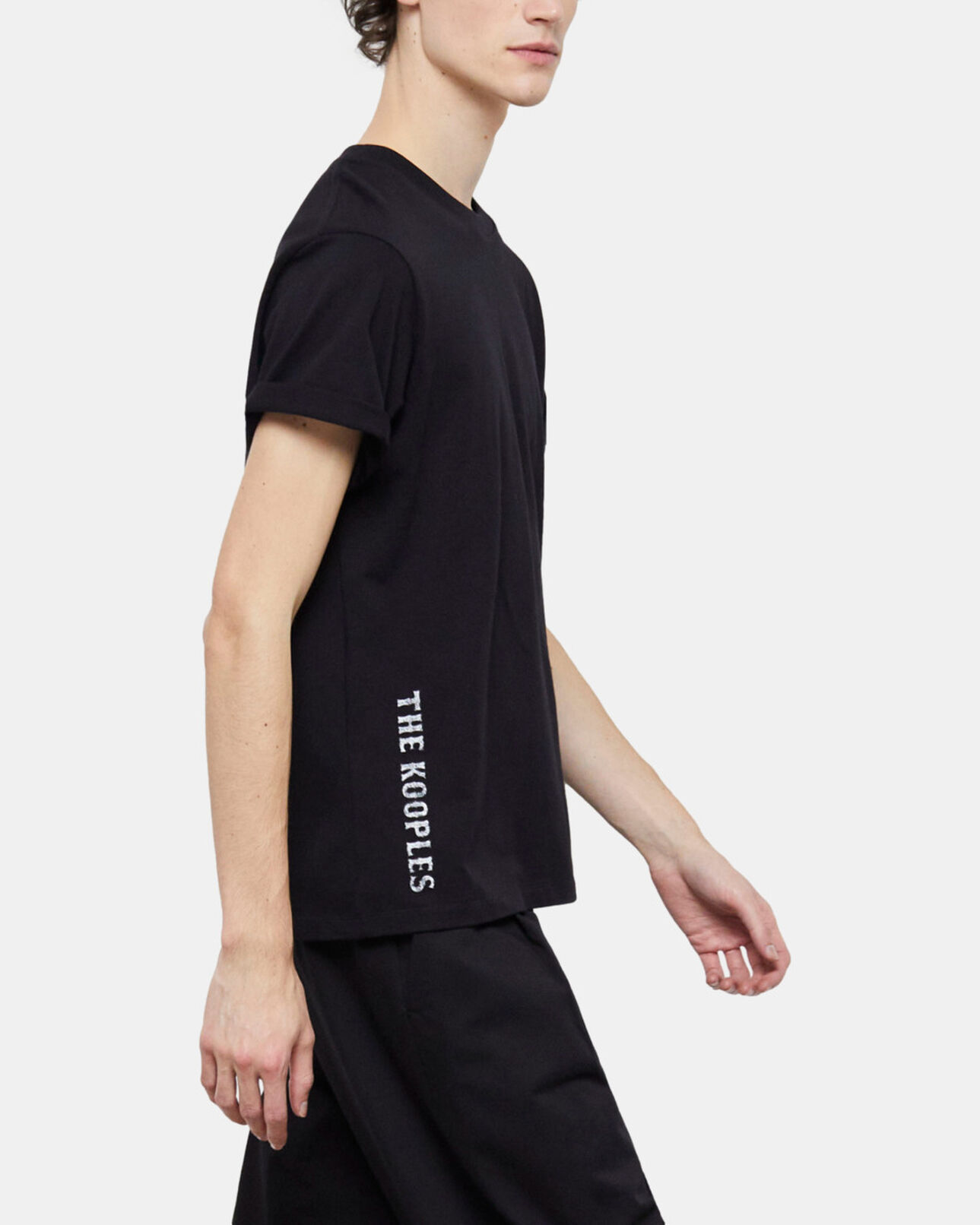 The Kooples HOMBRE BLACK camiseta logotipo the kooples negra para hombre