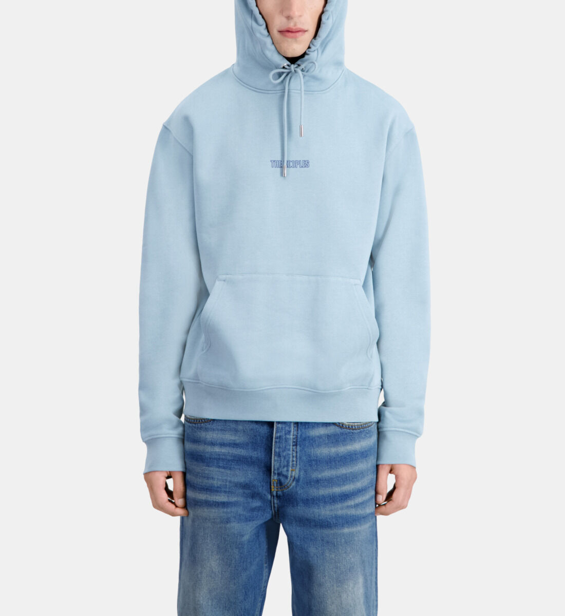 Men's Blue hoodie with logo