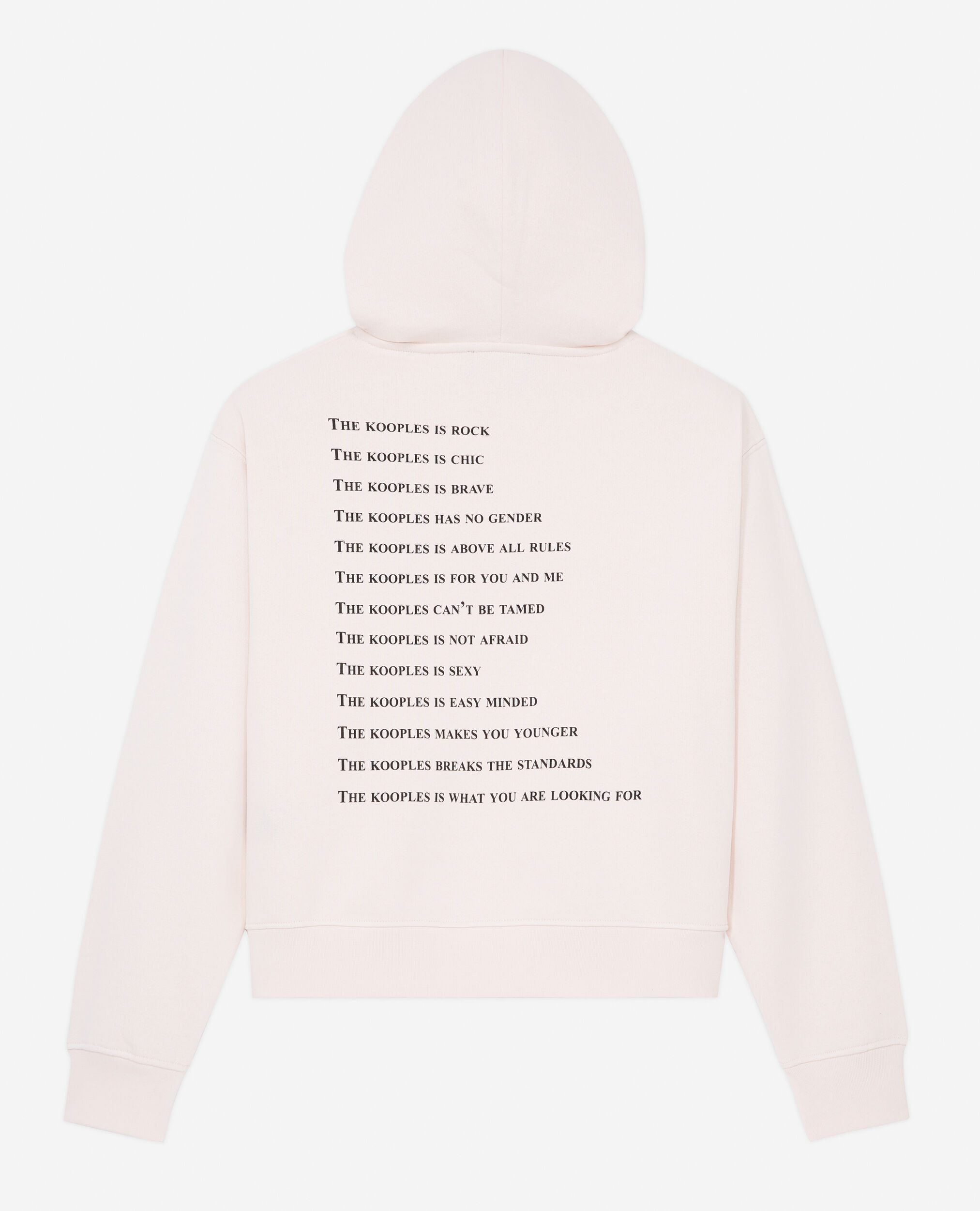Pink sweatshirt with screen print what is, PINK, hi-res image number null