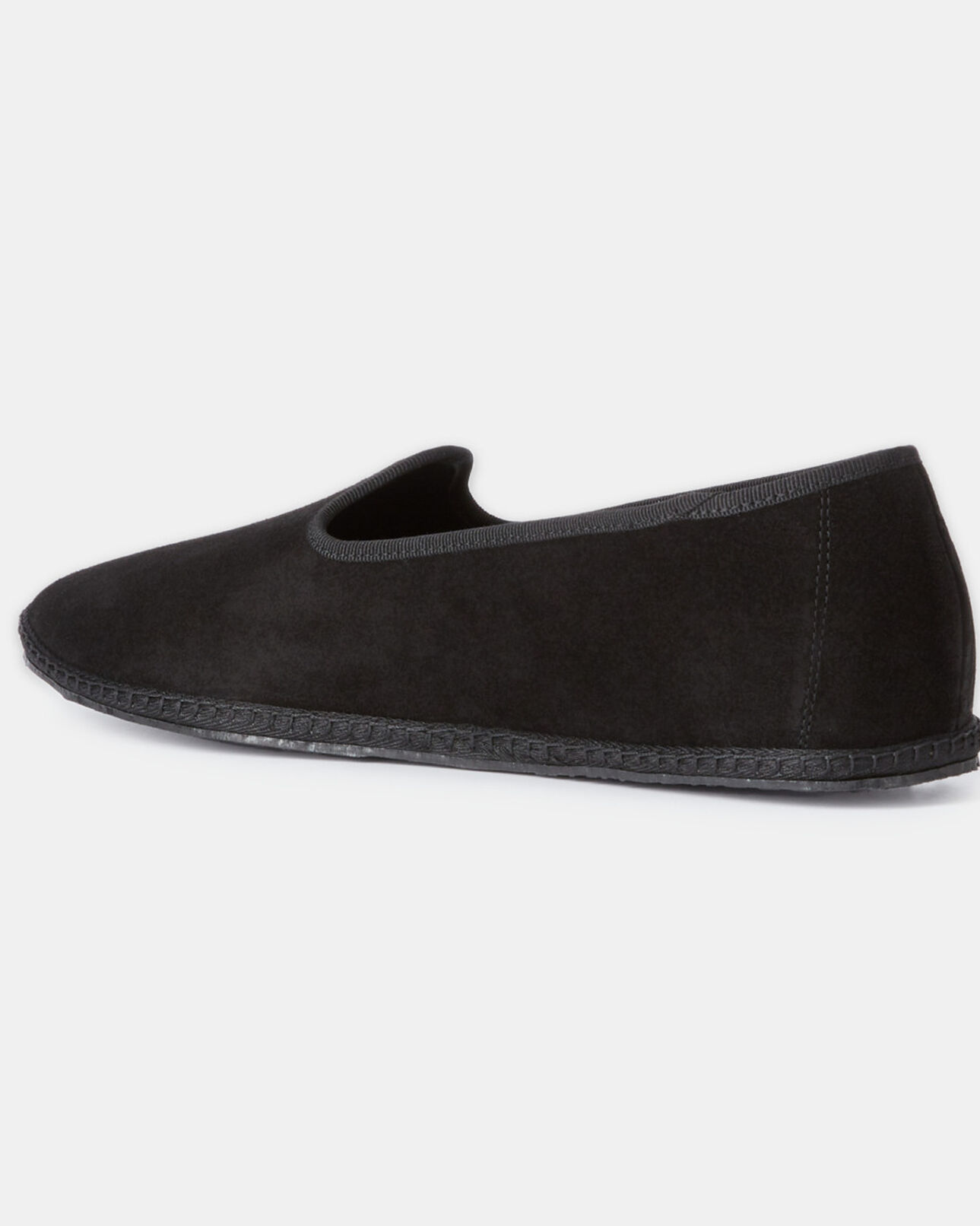 The Kooples MEN BLACK black leather slippers