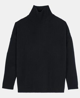The Kooples FEMME BLACK pull en cachemire noir