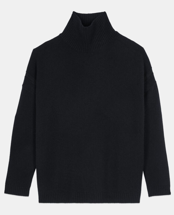 The Kooples FEMME BLACK pull en cachemire noir