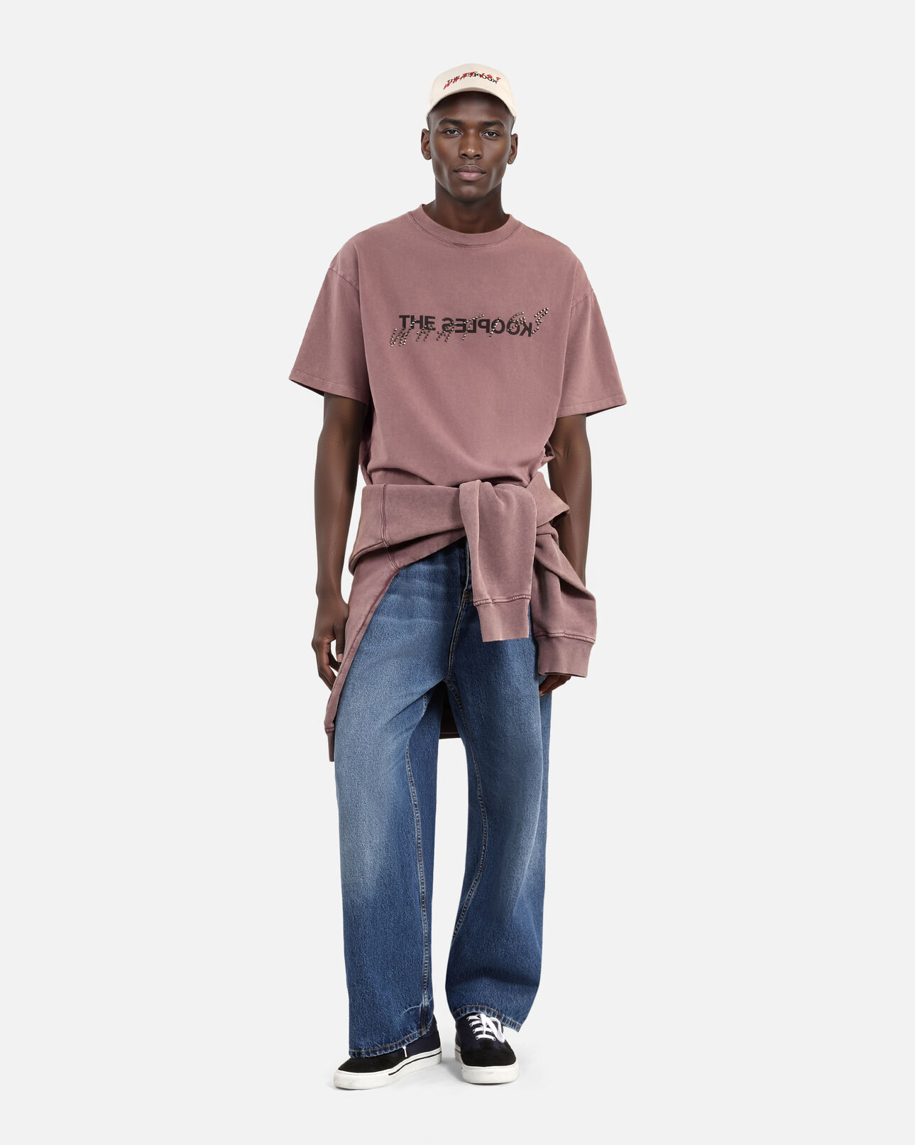 The Kooples MEN FIGUE burgundy what is t-shirt