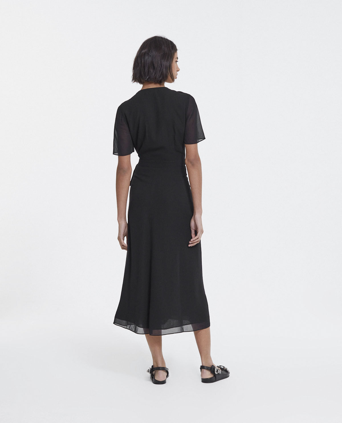Whistles naya button detail dress hot sale